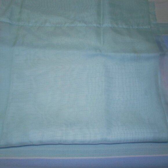 curtains sheer seafoam green 2 panels 63" - Picture 2 of 2